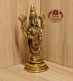 Brass Tirupati Balaji Perumal Idol 7 Inch - Image 3