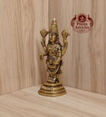Brass Tirupati Balaji Perumal Idol 7 Inch - Image 4
