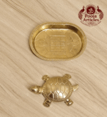 Brass Vastu Tortoise with Plate – Handcrafted Feng Shui Tortoise for Wealth, Stability & Vastu - Image 7