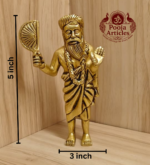 Brass Yogi Ramsuratkumar Statue 5 Inch - Image 2