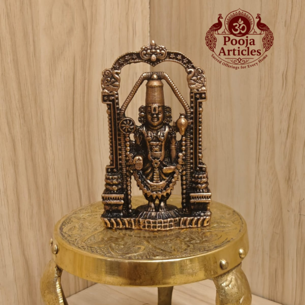 Copper Balaji Idol 3 Inch
