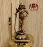 Copper Dhandayuthapani Swamy Idol 4.2 Inch - Image 2