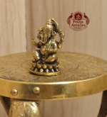 Miniature Brass Ganesh Statue 1.2 Inch - Image 4