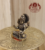 Miniature Brass Lakshmi Statue 1.3 Inch - Image 4