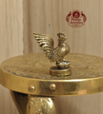 Miniature Brass Lucky Rooster Statue 1.2 Inch - Image 3