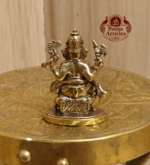 Miniature Brass Ganesh Murti 1.2 Inch - Image 3