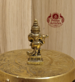 Miniature Brass Krishna Murti 1.6 Inch - Image 3