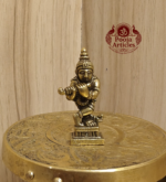 Miniature Brass Krishna Murti 1.6 Inch