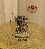 Miniature Brass Shiva Parivar Idol 1.1 Inch - Image 2