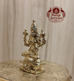 Panchaloha Lakshmi Statue 2 Inch - Image 4