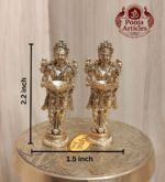Panchaloha Paavai Vilakku (2 pcs) 2.2 Inch - Image 2