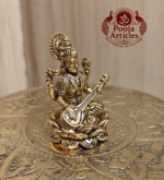 Panchaloha Saraswati Idol 1.2 Inch - Image 3