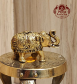 Premium Brass Elephant Statue 1.5 Inch - Image 3