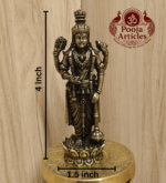 Premium Brass Guruvayoorappan Statue 4 Inch - Image 2