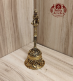 Premium Brass Hanuman Pooja Bell 4.4 Inch