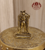 Premium Brass Karuppasamy Statue 1.6 Inch - Image 5
