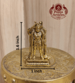Premium Brass Karuppasamy Statue 1.6 Inch - Image 2