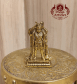 Premium Brass Karuppasamy Statue 1.6 Inch