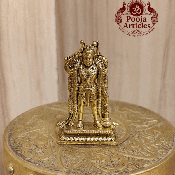 Premium Brass Karuppasamy Statue 1.6 Inch