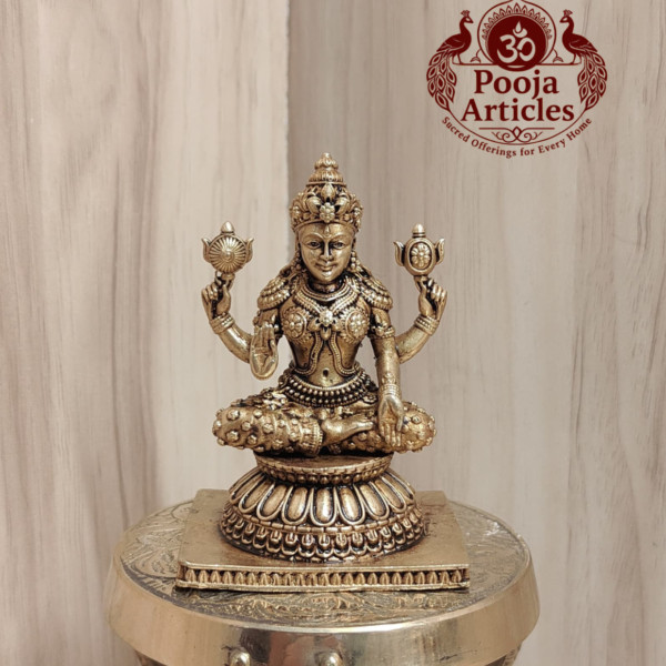 Premium Brass Lakshmi Statue 3 Inch