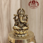 Premium Brass Lord Ganesh Idol 3 Inch