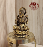 Premium Brass Lakshmi Idol 3 Inch - Image 4