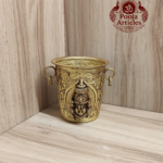 Premium Brass Tirupati Balaji Pooja Glass 3 Inch