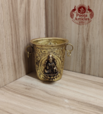 Premium Brass Tirupati Balaji Pooja Glass 3 Inch - Image 3