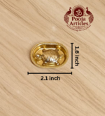 Brass Vastu Tortoise with Plate – Handcrafted Feng Shui Tortoise for Wealth, Stability & Vastu - Image 2