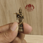 Miniature Brass Krishna Idol 1.5 Inch