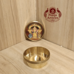 Brass Tiruchendur Murugan Kumkum Chimil 2 Inch
