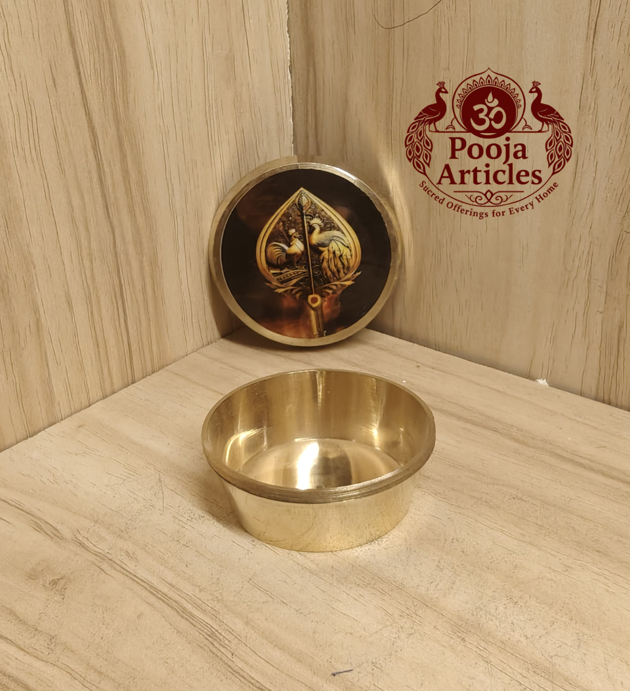 Brass Vel Kumkum Chimil 2 Inch Brass Vel Kumkum Chimil 2 Inch