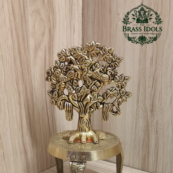Brass Kalpavriksha Tree 3.8 Inch