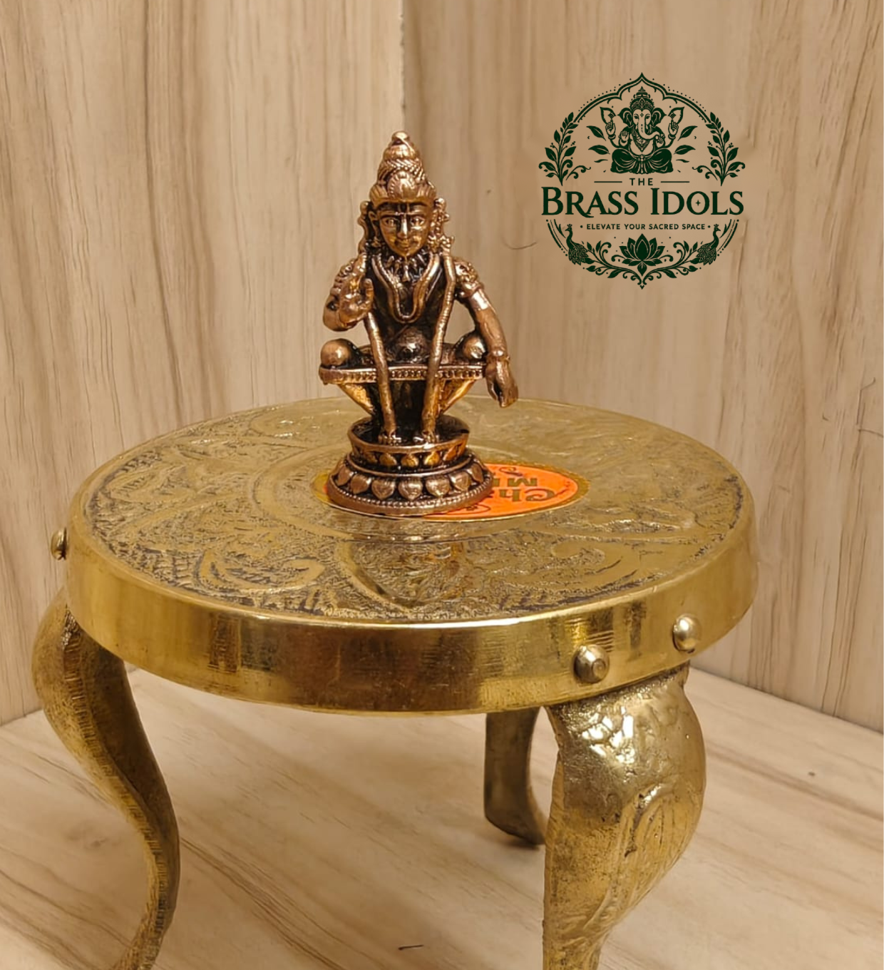 Copper Ayyappan Statue 1.5 Inch Copper Ayyappan Statue 1.5 Inch