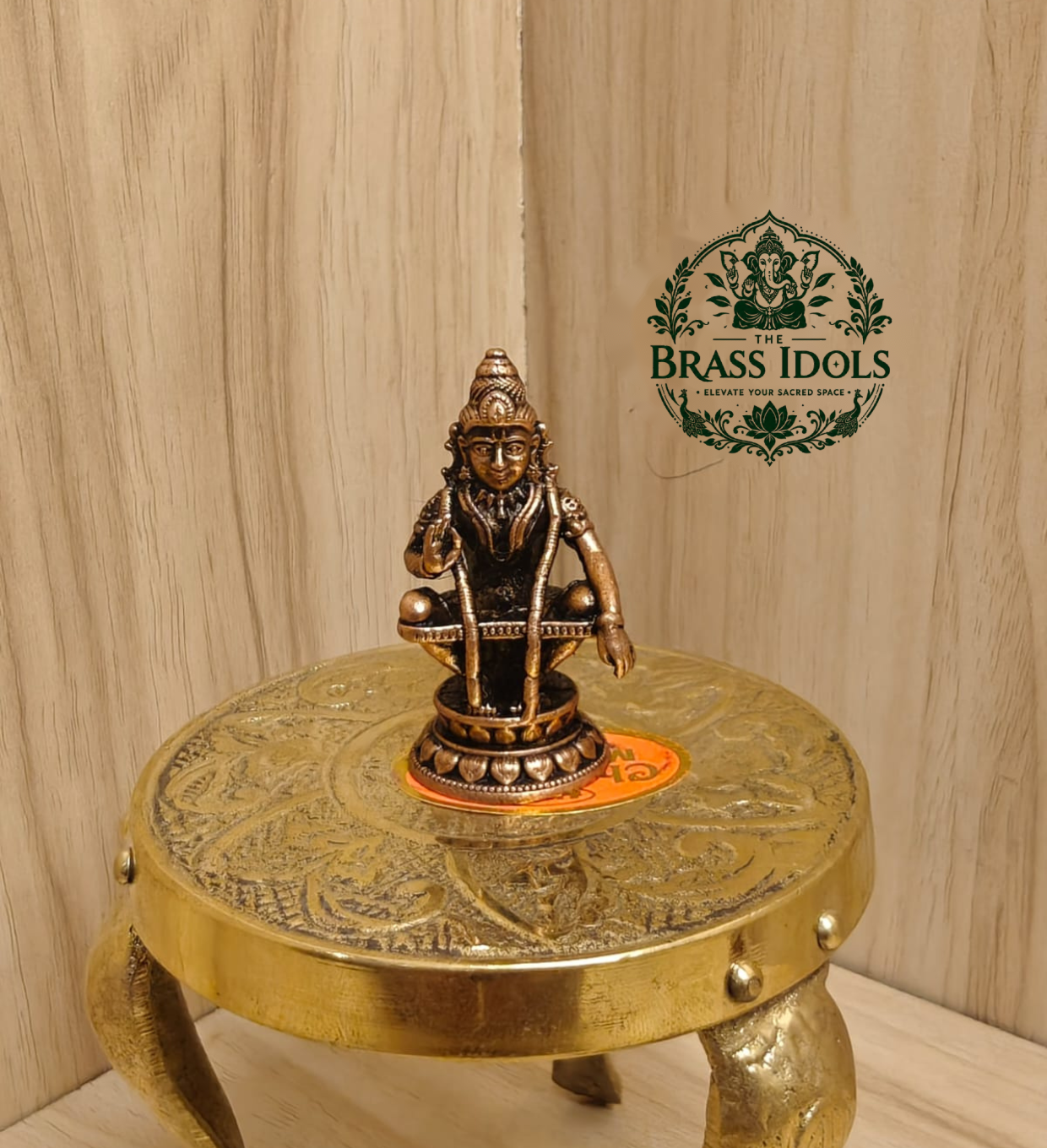 Copper Ayyappan Statue 2 Inch Copper Ayyappan Statue 2 Inch