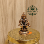 Copper Ayyappan Statue 2.2 Inch