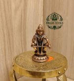 Copper Ayyappan Statue 2.2 Inch