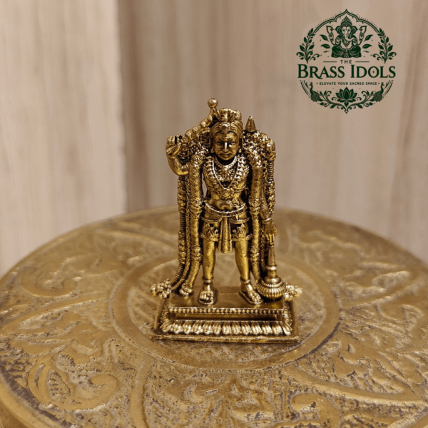 Premium Brass Karuppasamy Statue 1.5 Inch