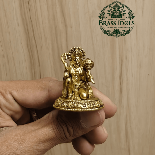 Premium Brass Hanuman Idol 1.5 Inch