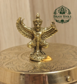 Miniature Brass Garuda Statue 1.5 Inch