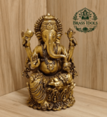 Premium Brass Ganesh Statue 5 Inch