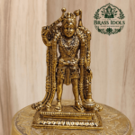 Premium Brass Karuppasamy Statue 3 Inch