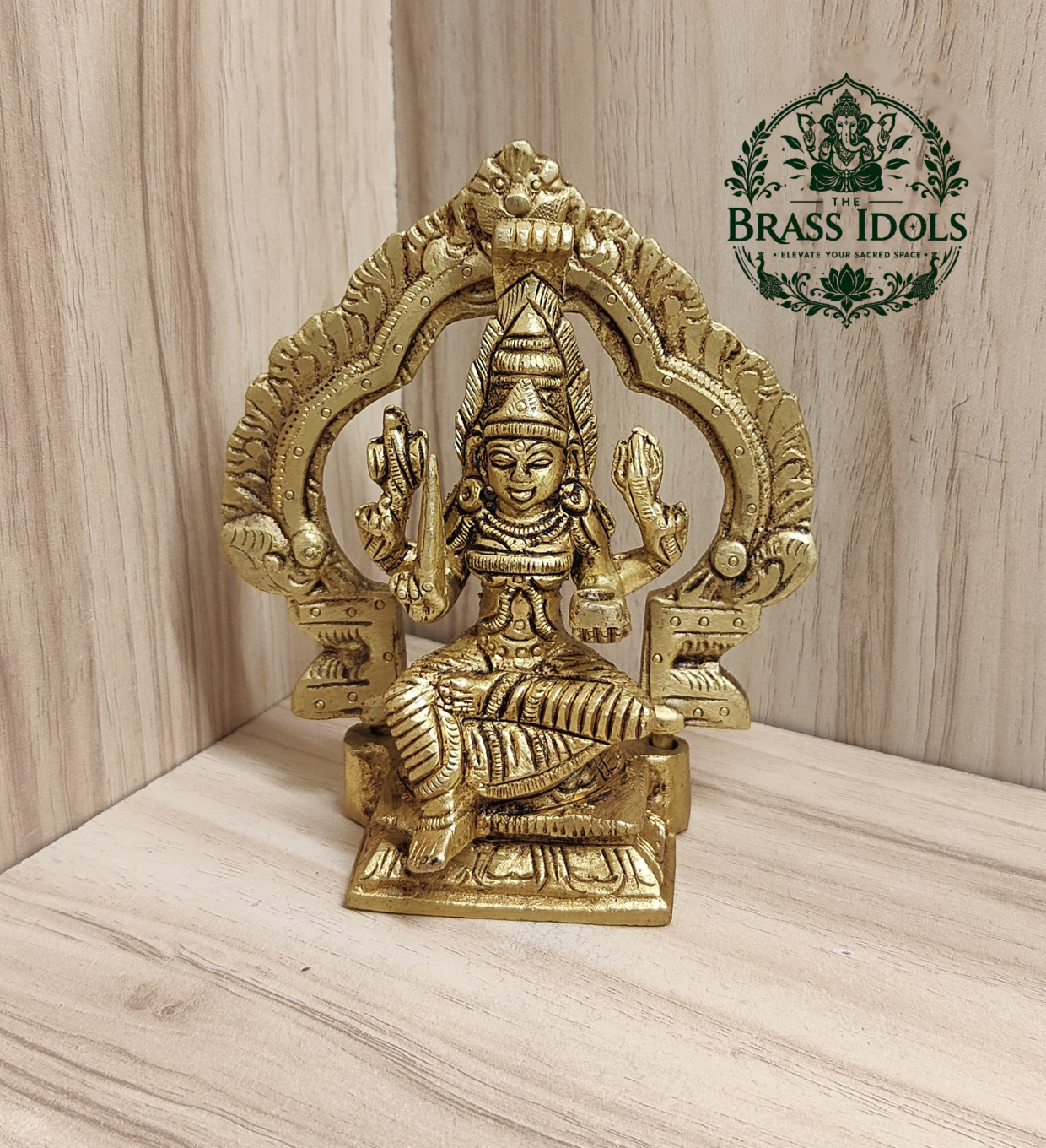 Brass Mariamman Statue 4.2 Inch Brass Mariamman Statue 4.2 Inch