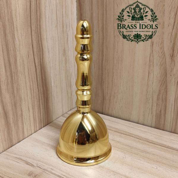Premium Brass Pooja Bell 4.5 Inch