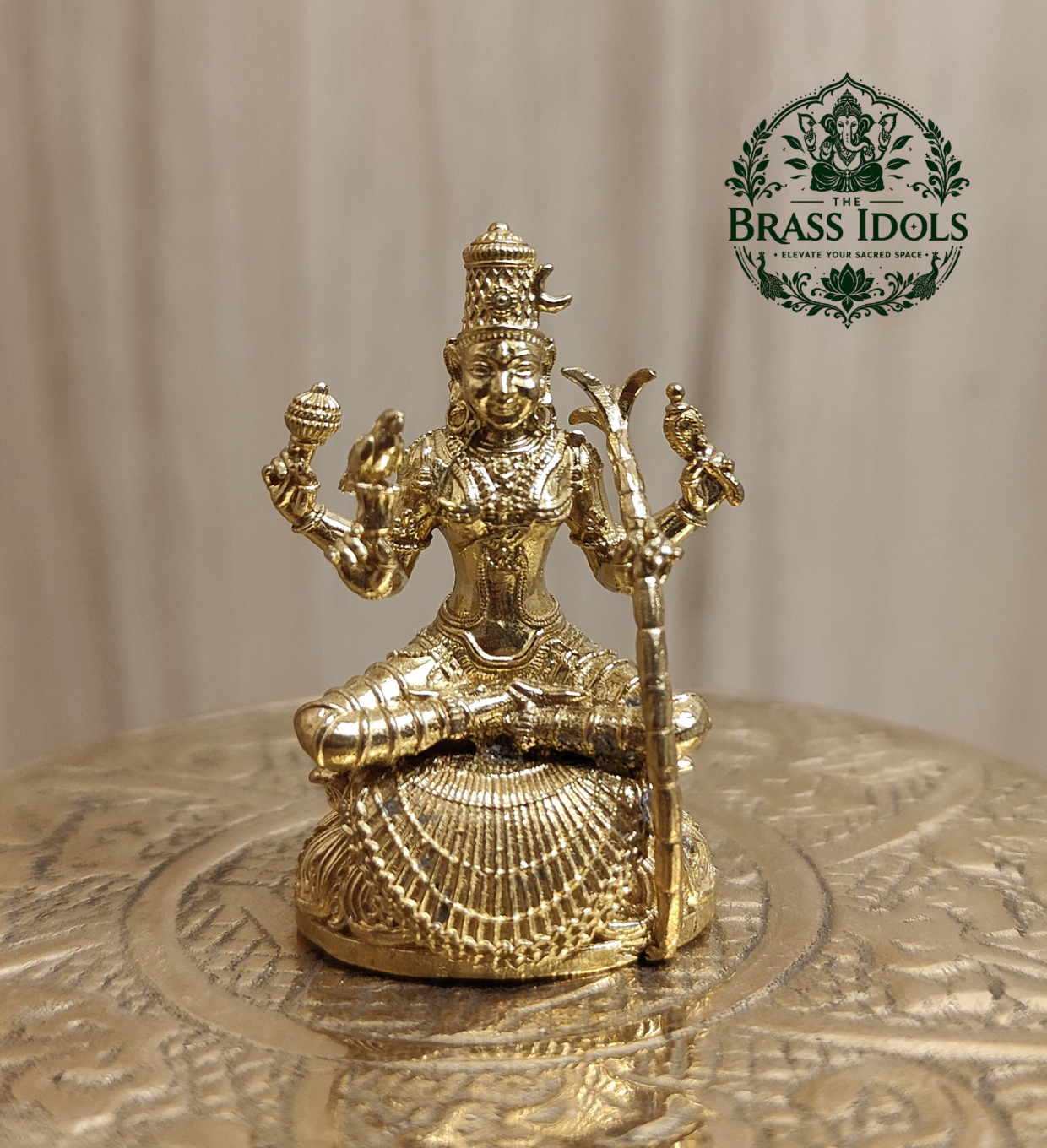 Panchaloha Kamatchi Amman Statue 1.5 Inch Panchaloha Kamatchi Amman Statue 1.5 Inch