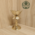 Brass Lotus Diya Stand 5 Inch
