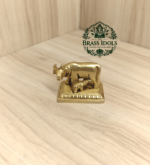 Brass Cow and Calf Idol 1.5 Inch