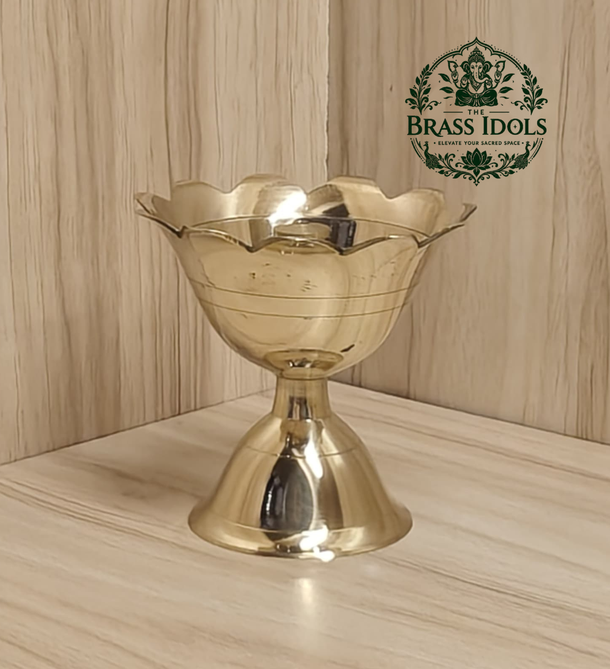 Brass Devdas Diya 3.2 Inch Brass Devdas Diya 3.2 Inch