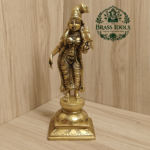 Brass Andal Statue 9.5 Inch