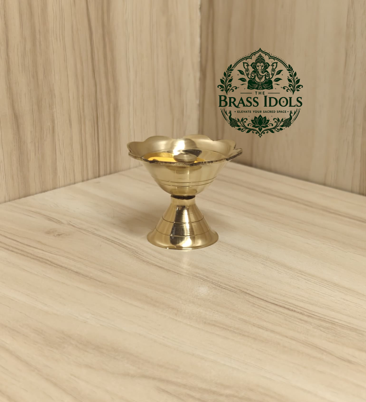 Brass Devdas Diya 1.4 Inch Brass Devdas Diya 1.4 Inch